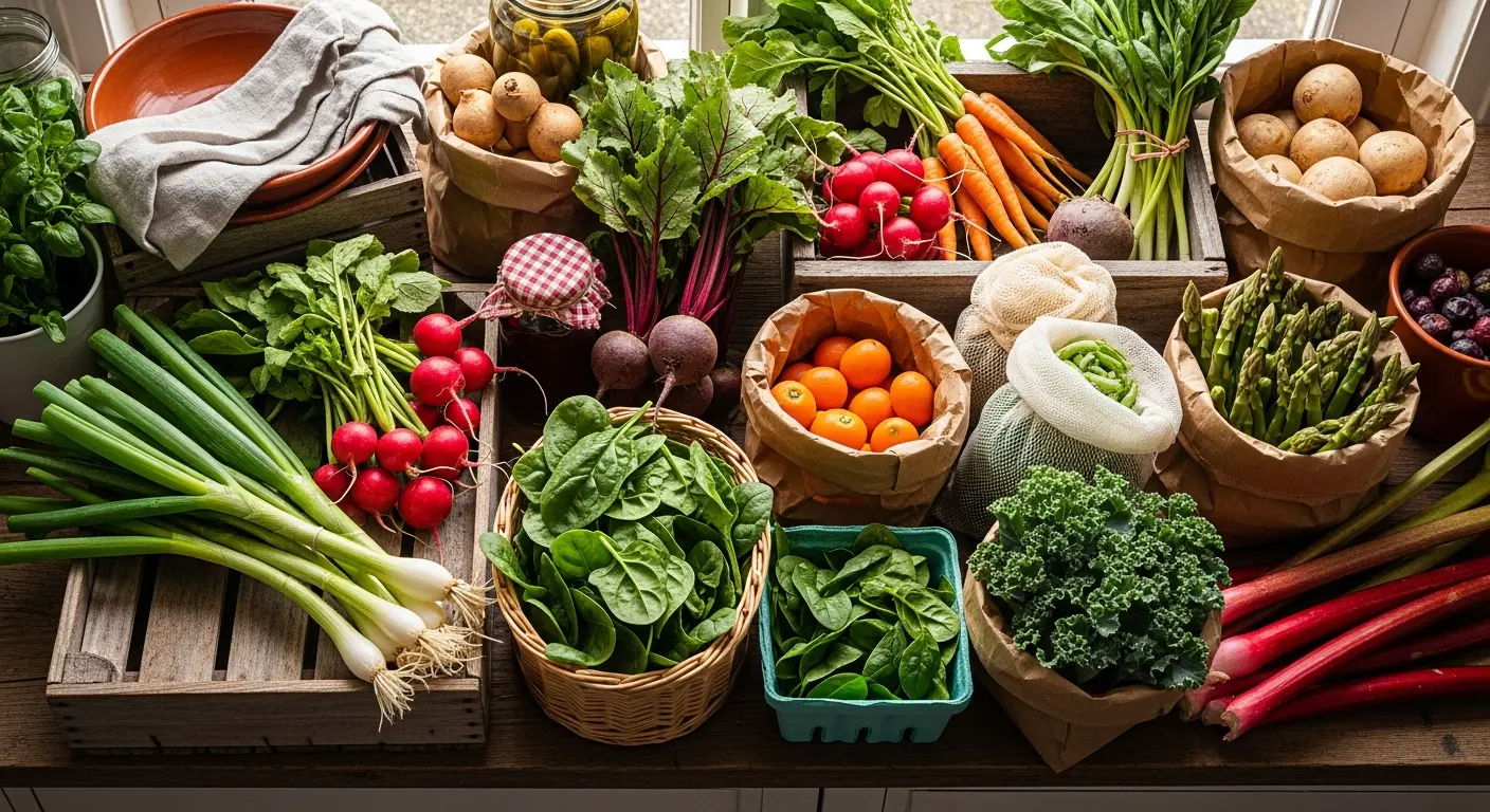 Jak korzystać z sezonowych warzyw i owoców w marcu